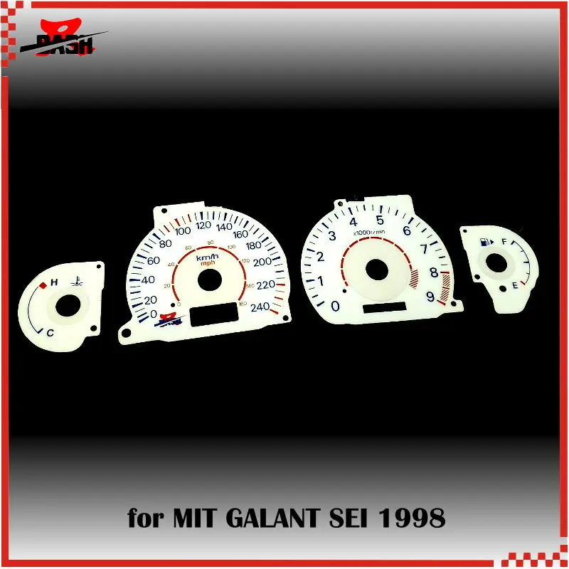 DASH EL Glow Gauge Для Galant Sei 1998 обратное свечение белое лицо голубое зеленое