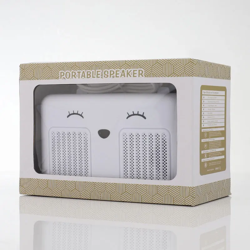 Bluetooth Беспроводной мультфильм Динамик Портативная колонка с сабвуфером