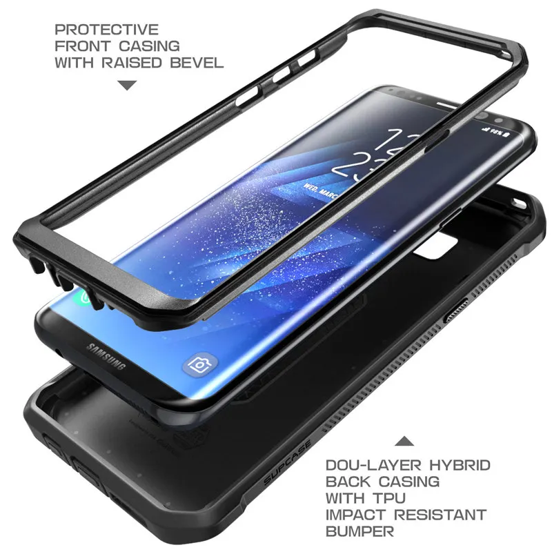 SUP чехол для samsung Galaxy S8 чехол 5," Единорог Жук UB Pro полный корпус прочная кобура крышка без встроенной защиты экрана