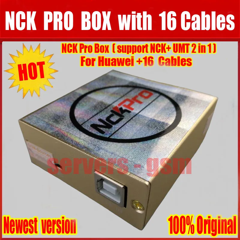 Новейшая версия оригинальная NCK Pro box 2 (поддержка + UMT в 1) для Huawei 16 кабелей