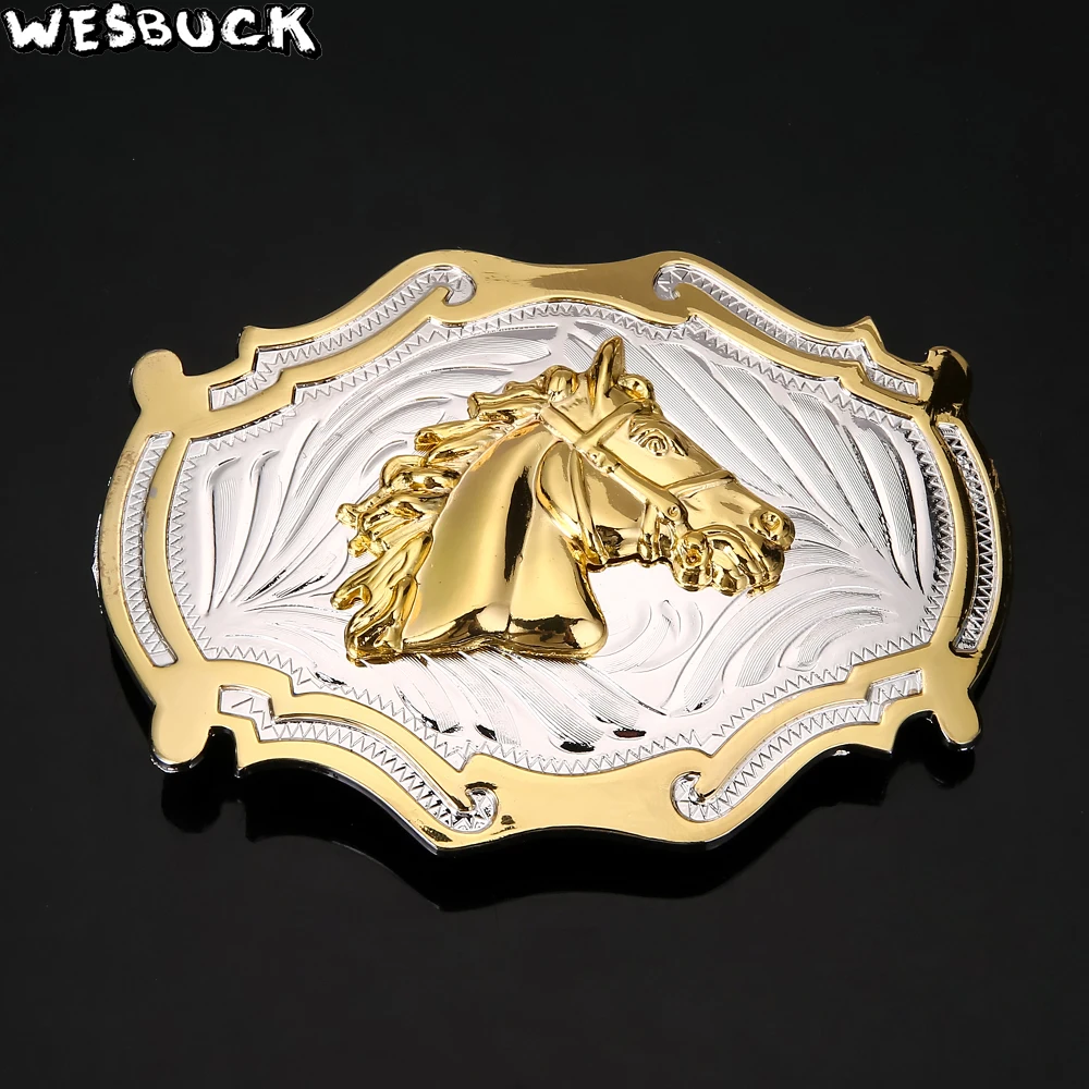 WesBuck брендовая одежда мужская пряжка для ремня металлическая ковбойская