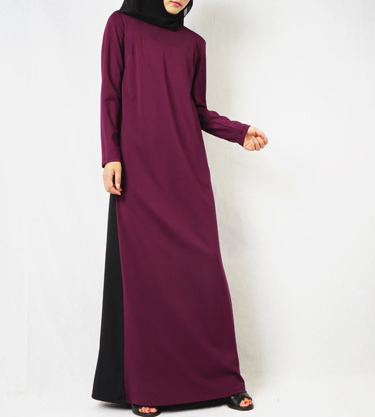 Модные мусульманское платье-Абая в мусульманская одежда для Дубай Костюмы Для