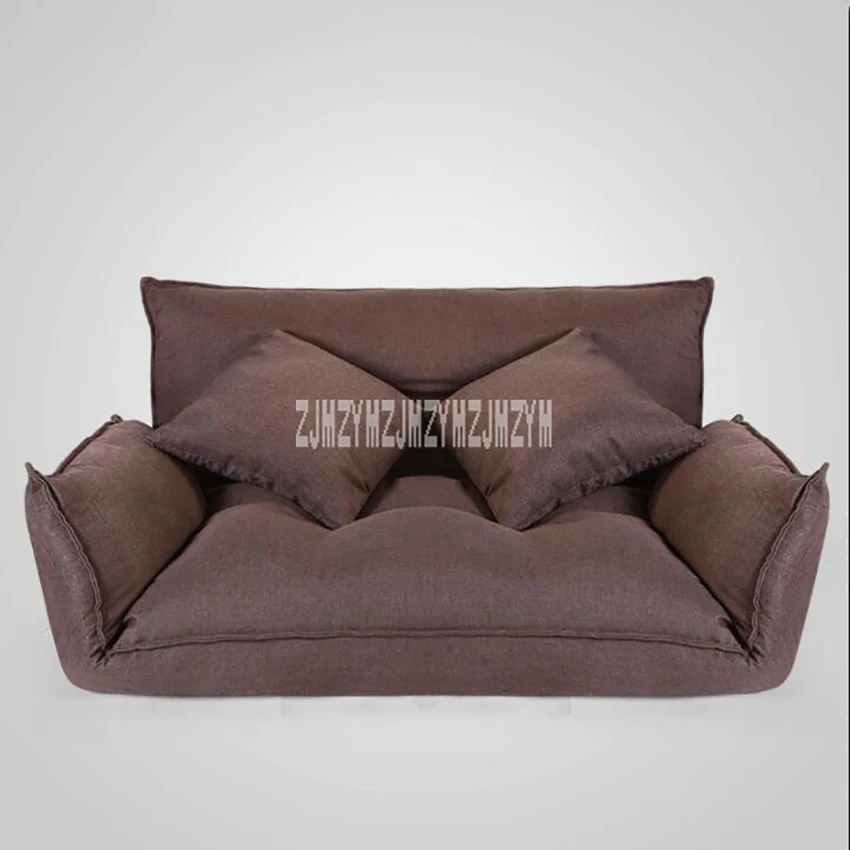 B M9921 Lazy Floor 5-Шестерни регулировки, вмещающее двоих моющиеся Гостиная диван татами шезлонг балкон лежащего складной диван-кровать - Цвет: B