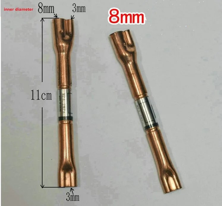

8mm 9.52mm Central Air Conditioner Parts check valve freezer anti backflow stop valve one way valve steel ball type