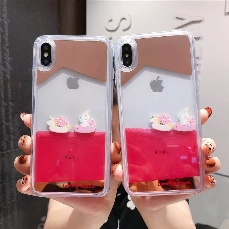 GlamPhoneCase Red Liquid Flowing Animal Phone Case For iPhone X XS Max XR Haed Cover 7 8 6 6s Plus |
