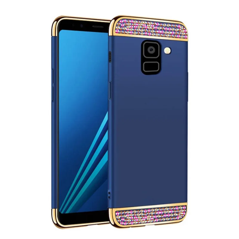 Чехлы со стразами для Samsung Galaxy J4 J6 J8 A6 A8 PLUS 2018 A5 A3 A7 J3 J5 J7 2017 S8 S9 plus note 9 8 A9 star lite