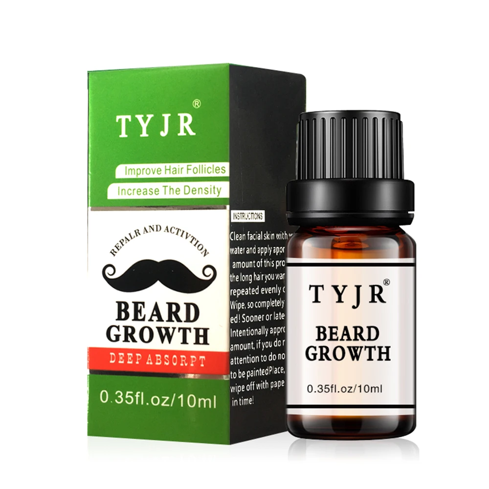 TYJR Beard Growth oil beards hair Thicker Essence Mustache Treatment Sunburst alopecia Serum Product beard shaping | Красота и