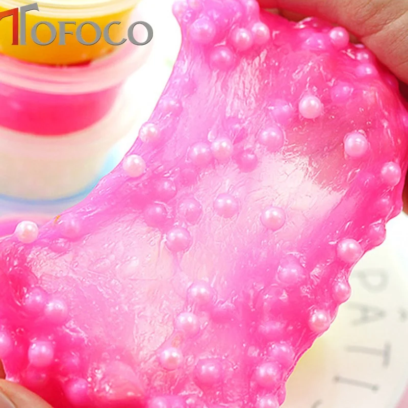 TOFOCO пушистая слизь Peal Foam Сделай Сам Хрустальное тесто антистресс шлама игрушка