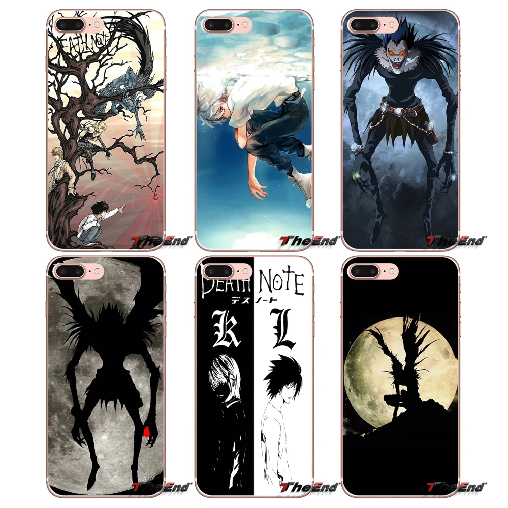Для Samsung Galaxy J1 J2 J3 J5 J7 A3 A5 A7 2015 2016 2017 J530 J730 Fundas Coque Аниме Манга Death Note Ryuk мягкий чехол