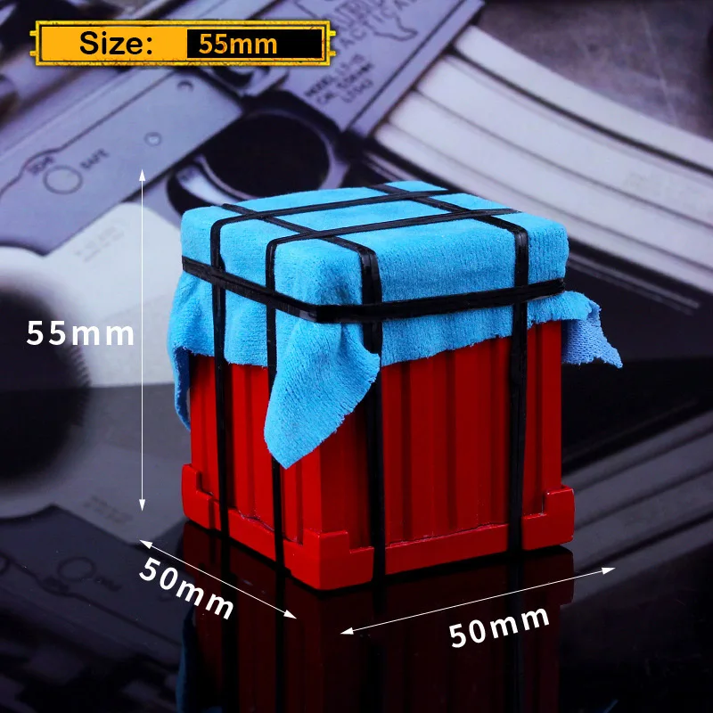 Playerunknown's Battlegrounds Airdrop Box Модель игры PUBG брелок коробка для хранения Пепельница