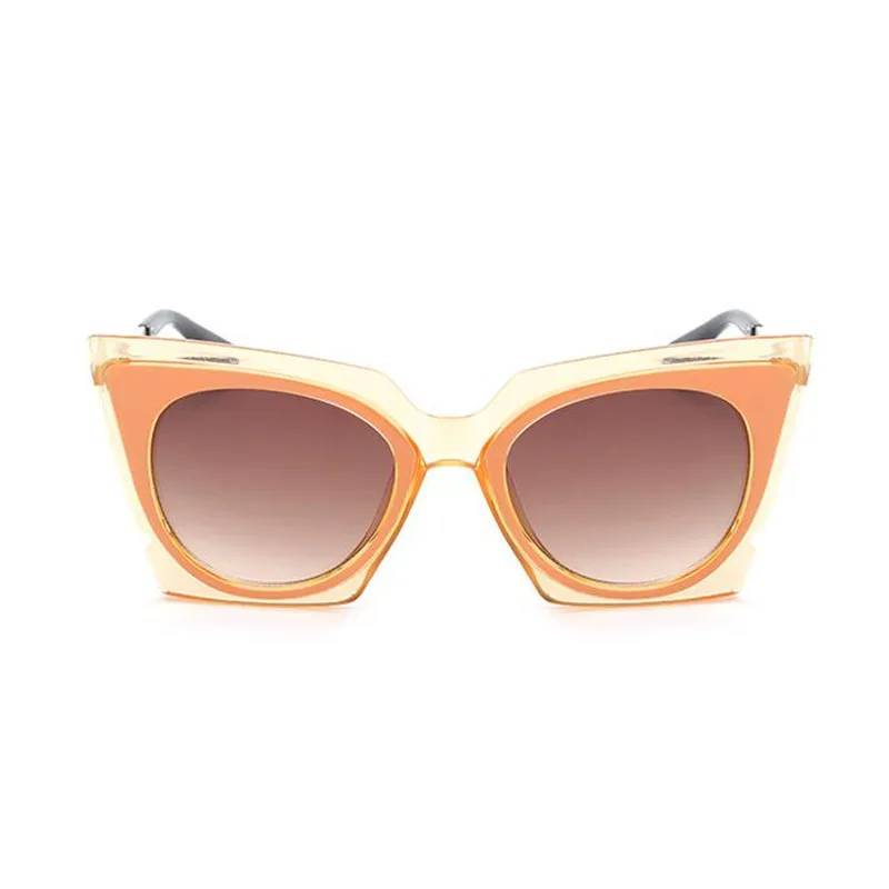 REALSTAR New 2018 Black Fashion Cat Eye Sunglasses Women Brand Designer Vintage Sun Glasses for Luxury Shades Oculos S135 |