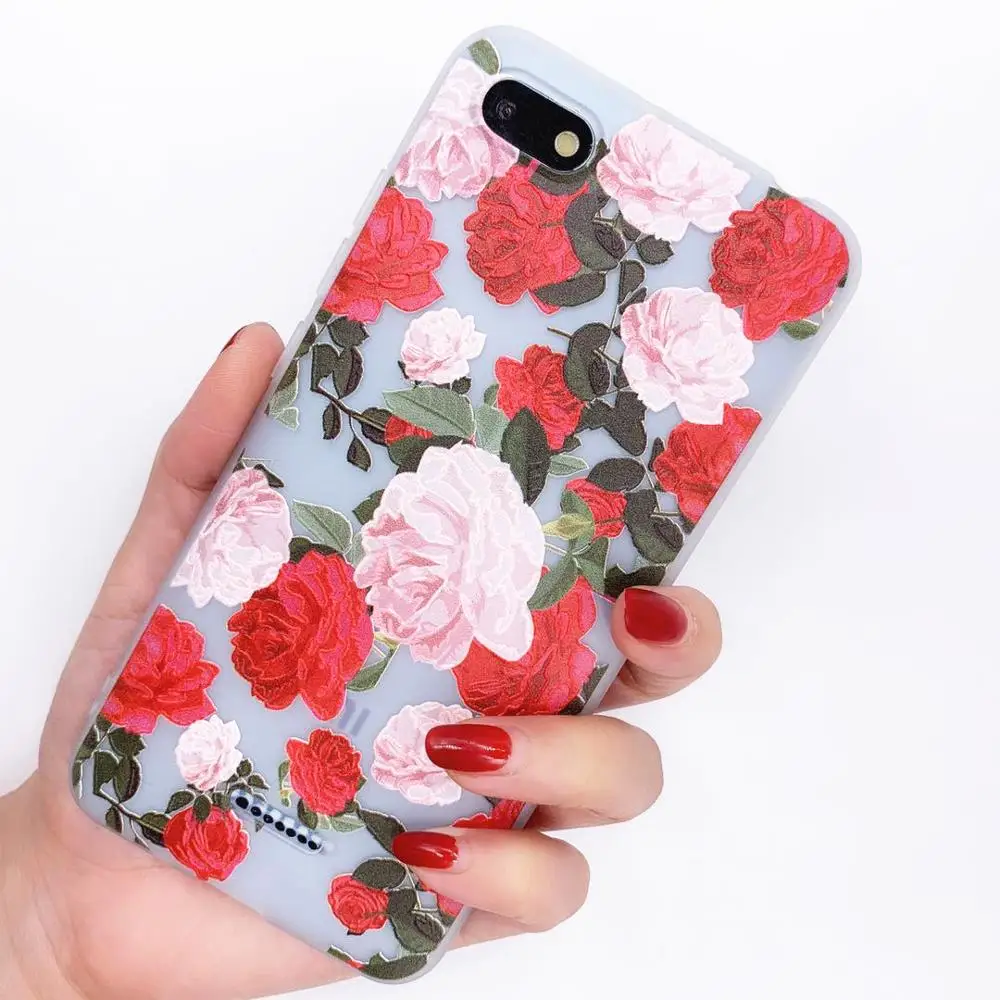 Чехол для Xiaomi Redmi 6a 15 цветов 3D узор новый дизайн мягкий силиконовый чехол из ТПУ