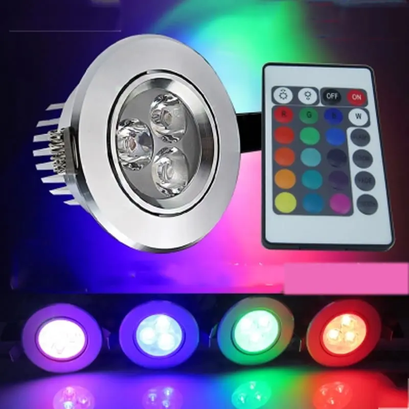 

Светодиодная RGB-лампа 3 Вт, 85-265 в, 220 В