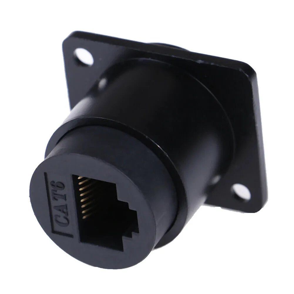 RJ45 D-type модуль гнездо сигнала разъем Cat6 панель Ethernet расширение интерфейса адаптер