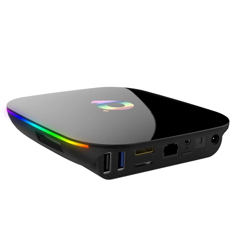 5 шт. Q плюс Смарт ТВ коробка Android 9 0 4 Гб Оперативная память 32GB/64GB ядра H.265 USB3.0 2 4G Wi Fi