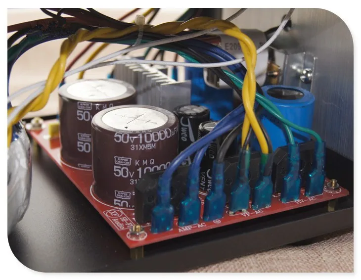 HiFi усилитель двухканальный 60 Вт+ 60 Вт 6N11+ LM3886 стерео усилитель