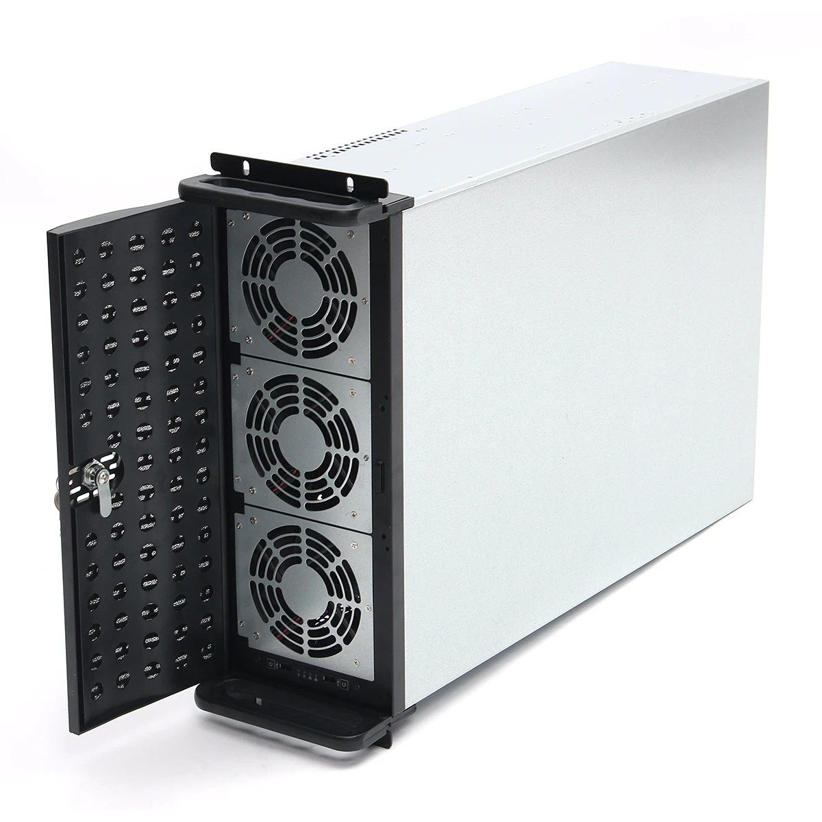 6 GPU 4U Rackmount Miner Mining Frame чехол для горного сервера с 10 вентиляторами Rsiers Frame Rig