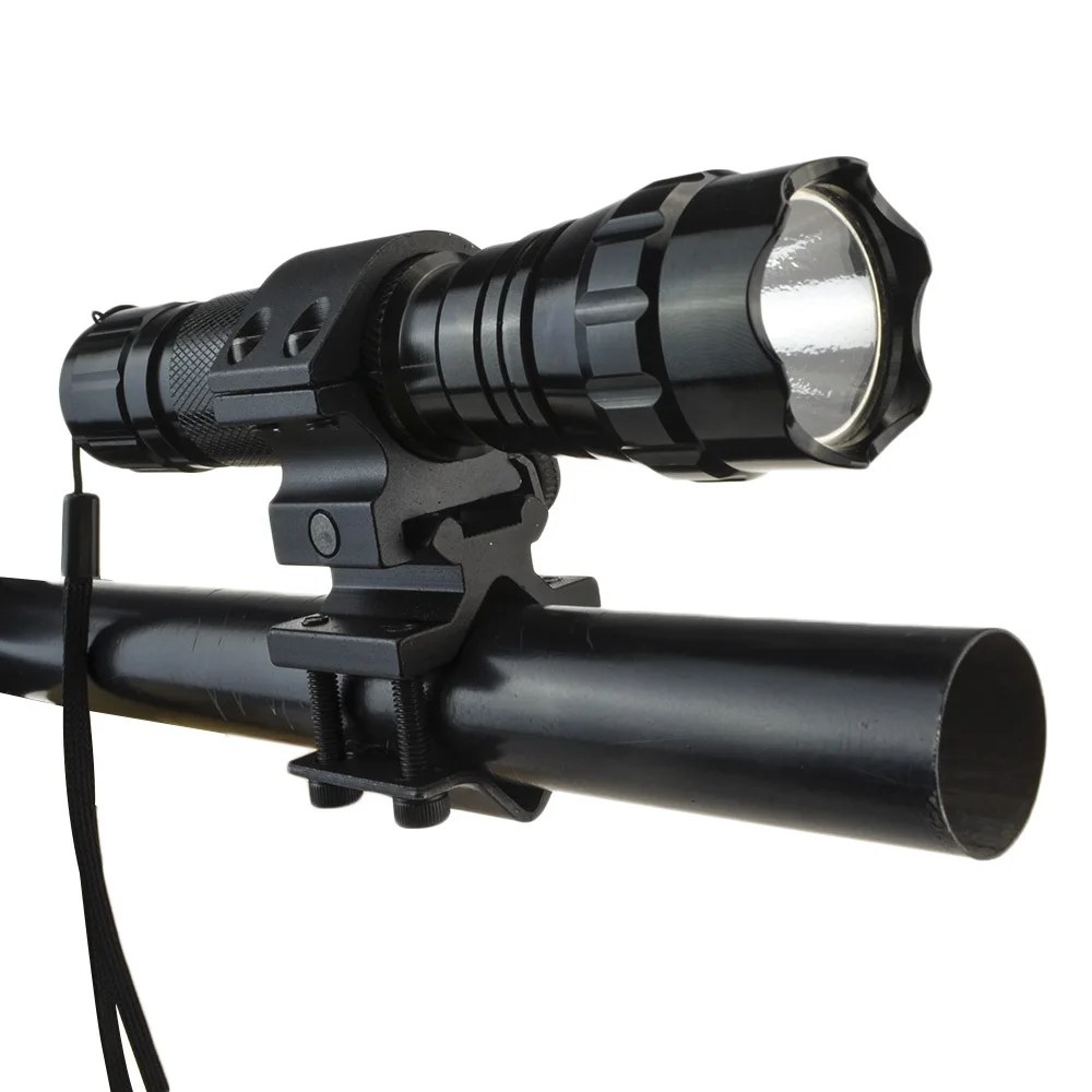 

Crazyfire 5W CREE Q5 501B Led Light Flashlight Torch Tactical Portable Lantern 1Mode+Rechargeable 18650 Battery +Charger 4 Color