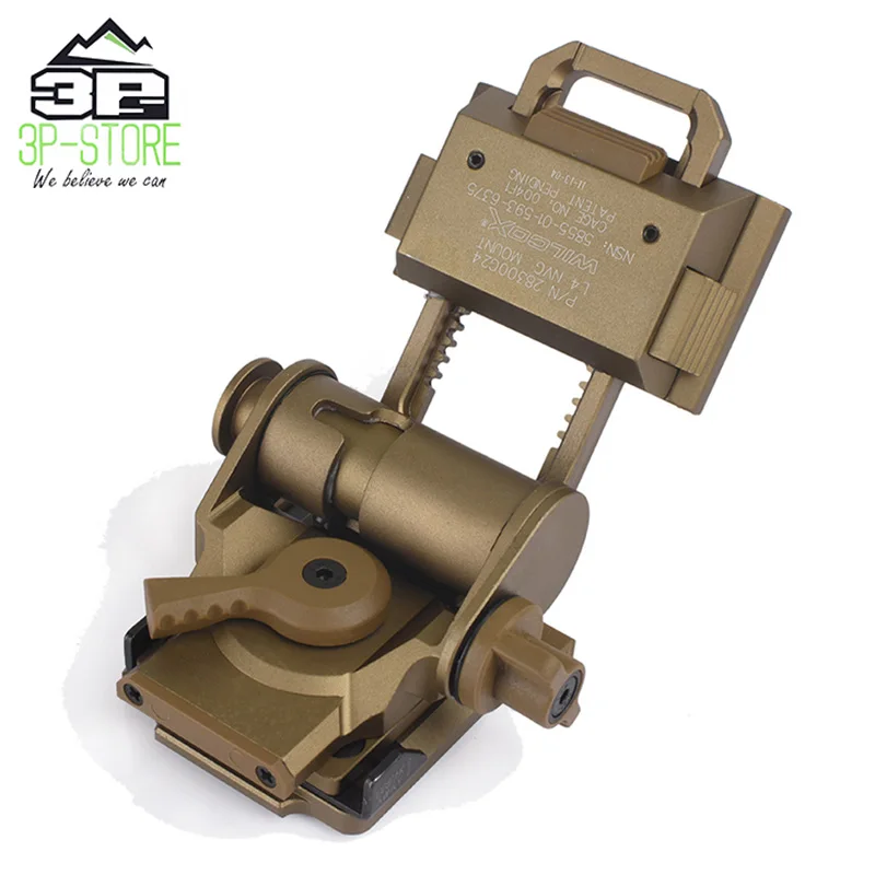 L4 G24 Airsoft Helmet Mount Night Vision Fast OPS Parts NVG Mounting Breakaway Base Adapters Softair WM001-LO | Спорт и развлечения