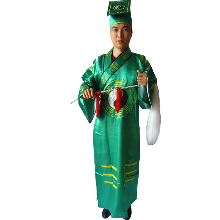 Халат Taoist для взрослых Одежда Тай Чи буддийская одежда костюм Сплетницы