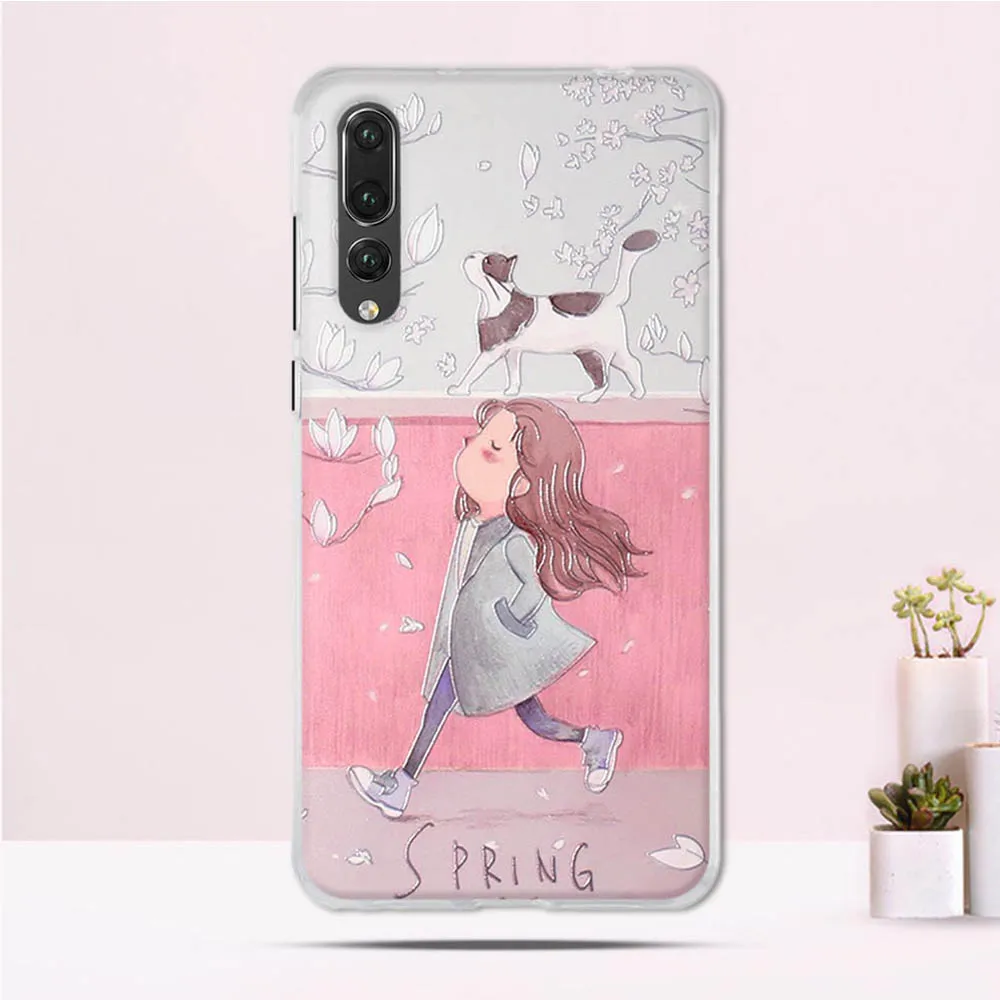 TPU чехол для Huawei P20 Pro силиконовый P 20 с принтом мягкий бампер телефона huawei p20 pro |