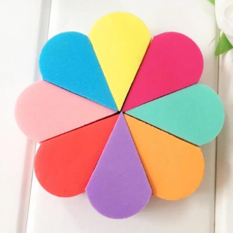 

Красочная Косметическая пуховка для макияжа, косметическая пуховка для пудры