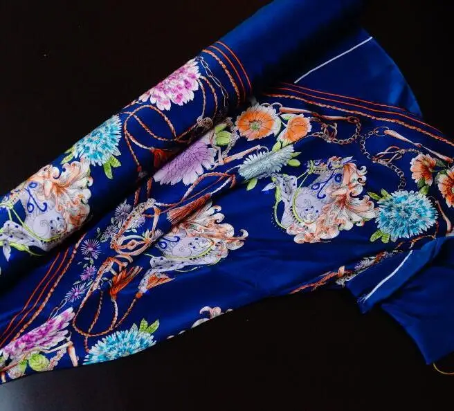 2021 Шелковый шарф ткань тканевый кардиган для творчества шелковый текстиль