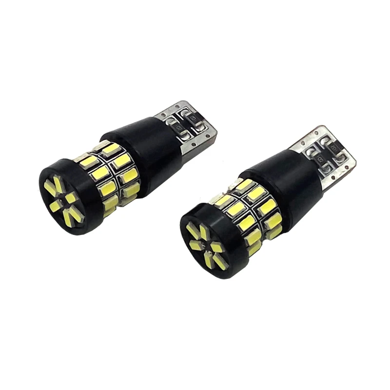 2 шт. светодиодный Canbus T10 W5W 3014 30SMD автомобильная светодиодная лампа свет внутри