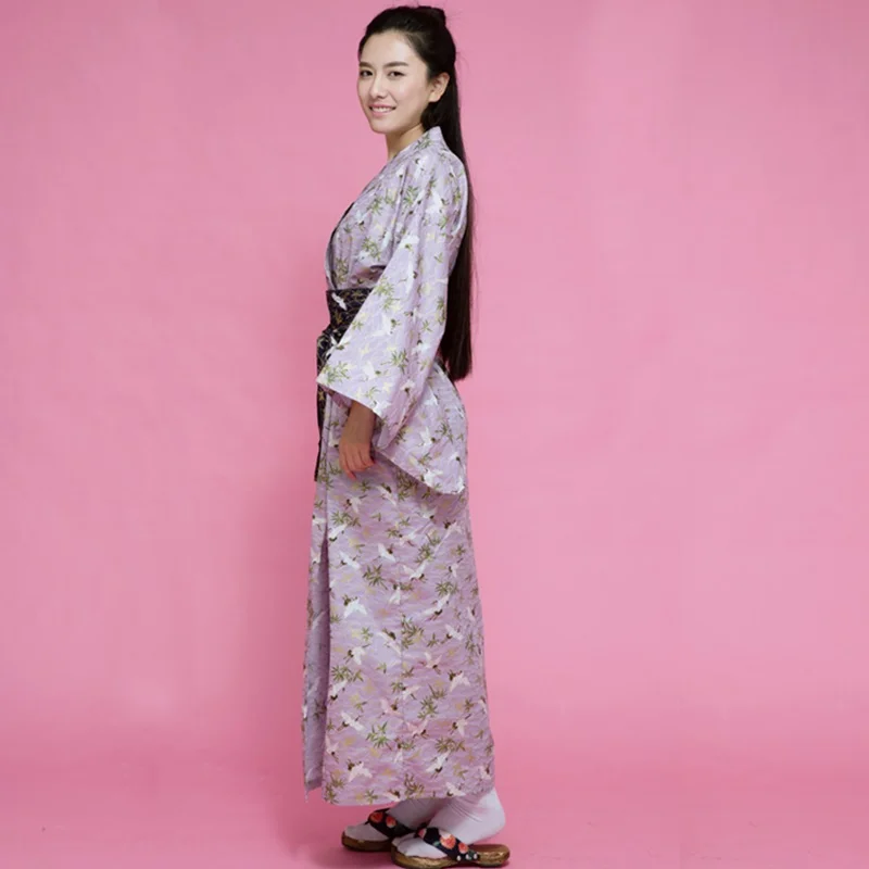 Женский юката для женщин haori Япония Гейша костюм obi национальное платье