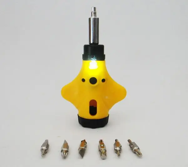 R𧷮R 14 in 1 LED lamp ratchet screwdriver set T15*T20 T25*T30 S1*S2 NO.RT-1617 freeshipping wholesale | Инструменты
