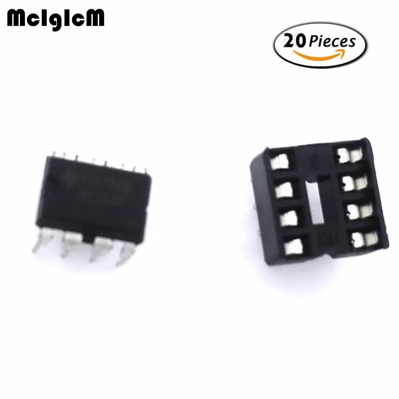 MCIGICM 20 шт. (по 10 шт.) NE555 IC 555 и 8 штырьков | Электронные компоненты принадлежности