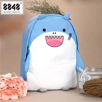 8848 funny shark cartoon animal embroidery waterproof backpack girls cute canvas backpack school bags for teenager 201 061 004