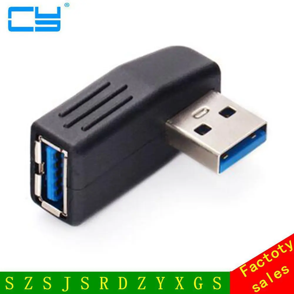 

Адаптер удлинителя под прямым углом USB 3,0 типа А Папа-мама 90 градусов