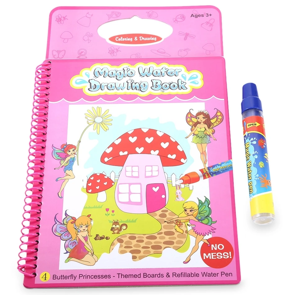 Прочная бумага высокого качества волшебная книга для рисования водой интимная