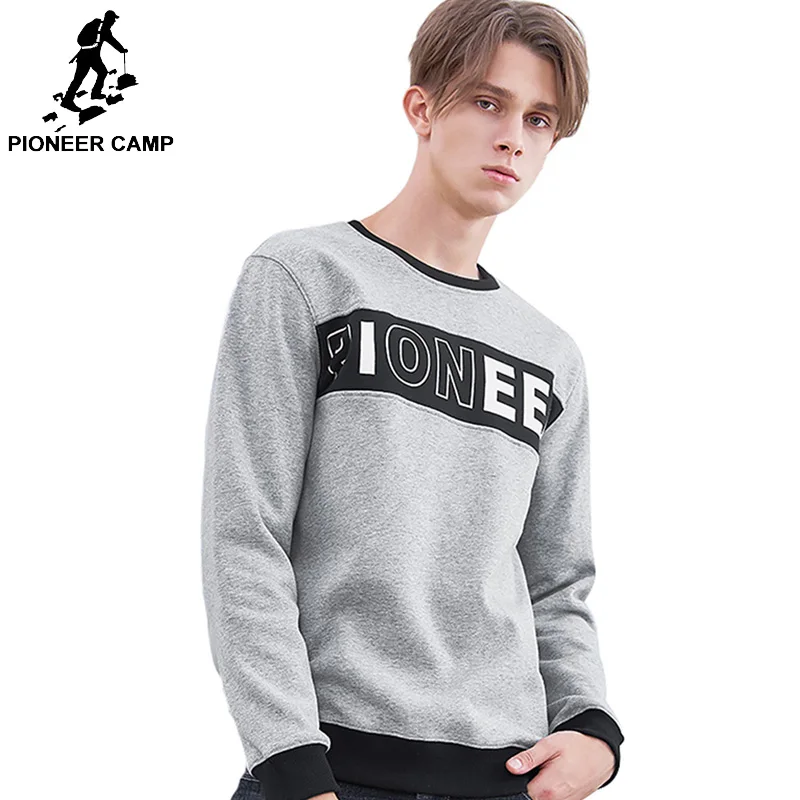 Pioneer camp/Новая зимняя флисовая толстовка с капюшоном для мужчин мужская брендовая