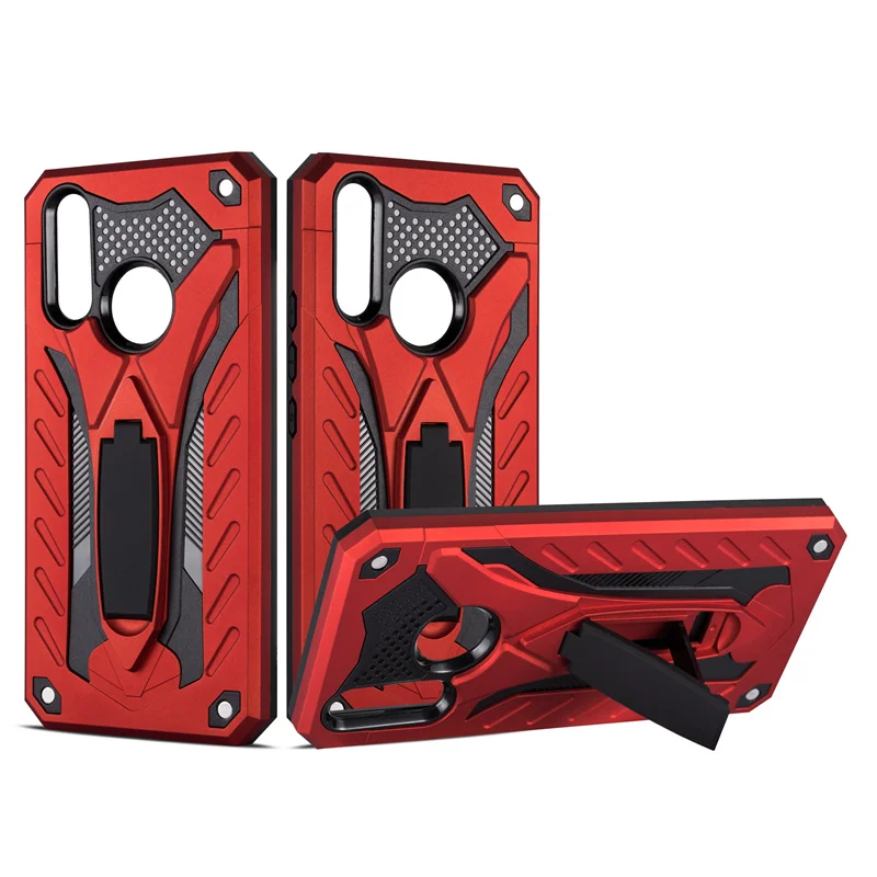 Shockproof Armor Case For Vivo Y17 Y91C Rubber Silicone Hard PC Back Cover Y81 Y83 Y95 Stand Cases V11i V15 Pro Coque Fundas | Мобильные