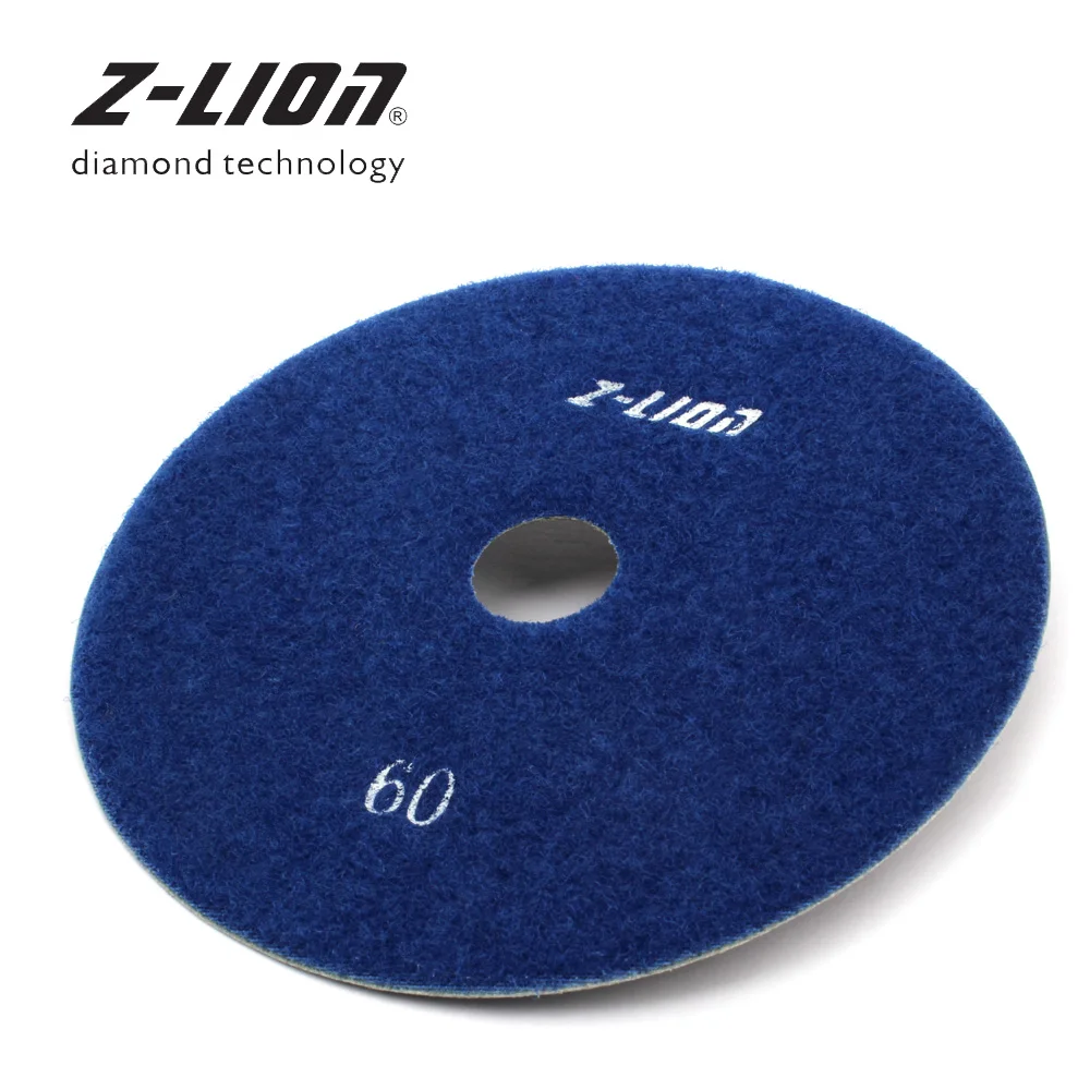 Z-LEAP 125mm Diamond Sanding Pads 5 4 Pcs Polishing Wheel Angle Grinder Discs Marble Granite Concrete Glass Grinding Power Tool (art.: 7a9be9f20) - 7a9be9f20