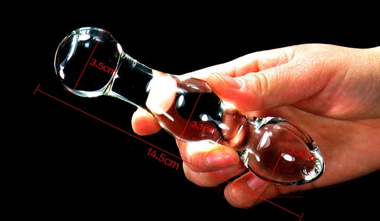 Маленькая стеклянная Анальная пробка анальный фаллоимитатор расширитель