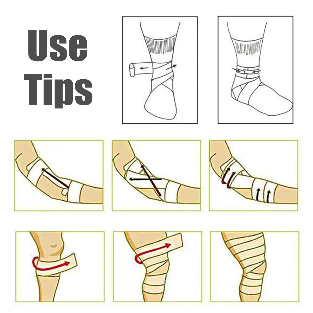 

1 Roll Kinesiology Sports Strapping Tape Athletic Muscle Pain Support Physio Sports Safety Accessories White 25/38/50mm 45FT