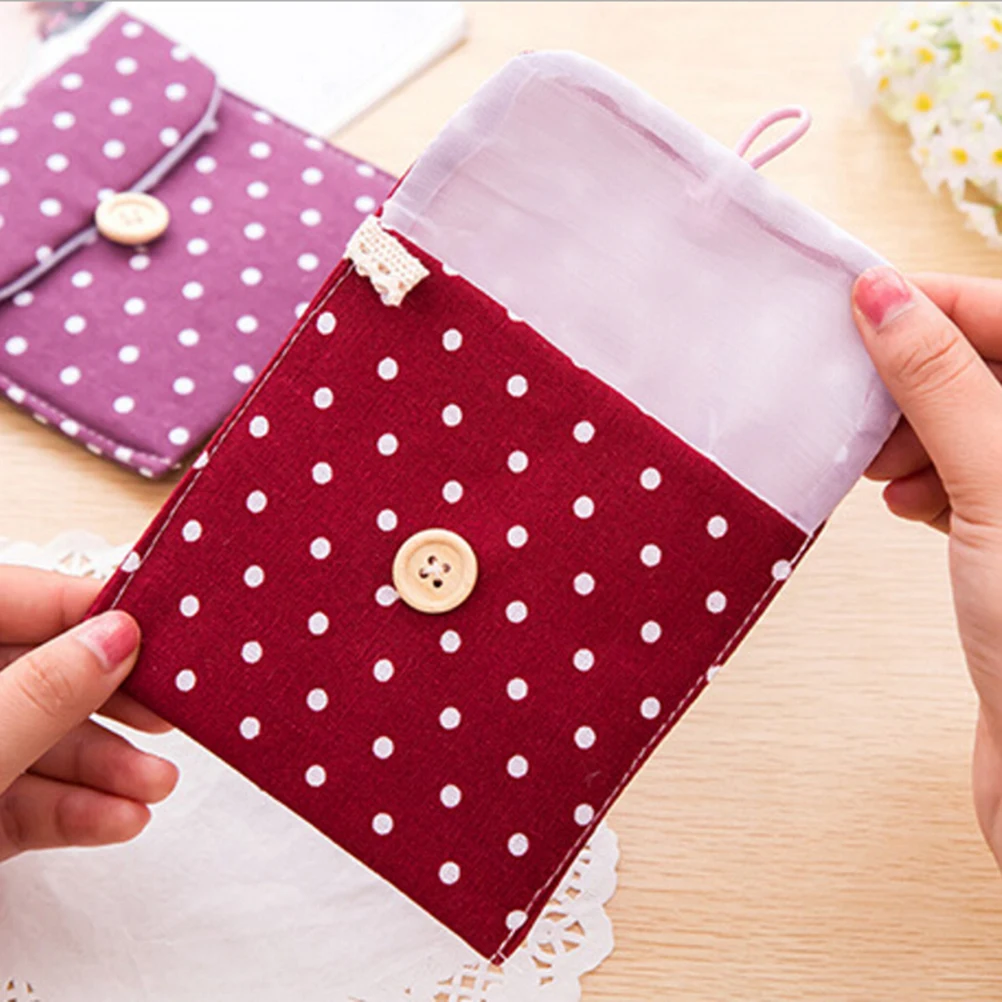 Новые 5 видов цветов для девочек женские гигиенические прокладки в горошек с