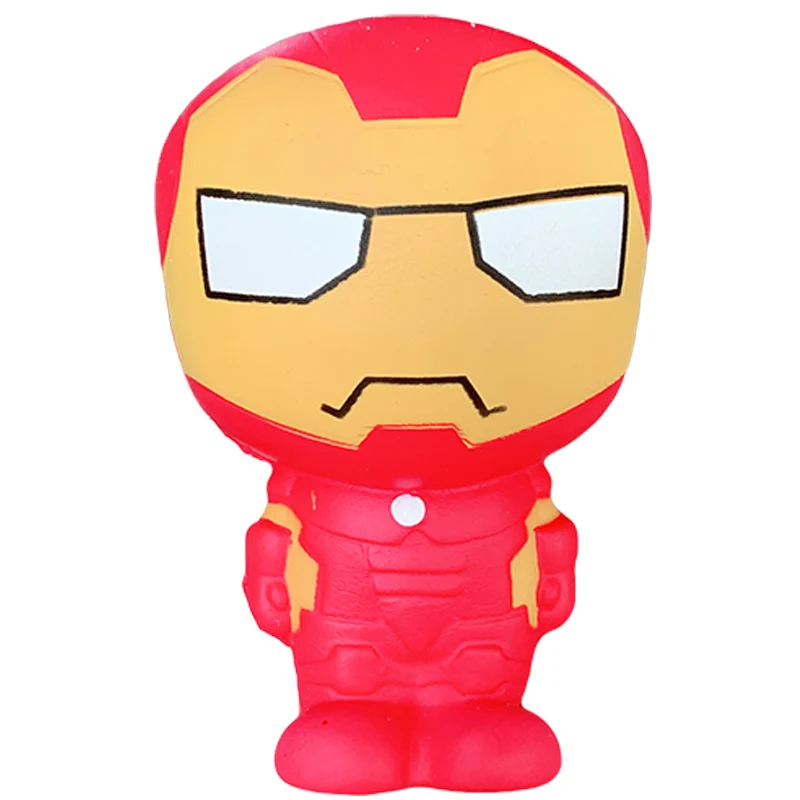 Iron Man Jumbo мягкие медленно поднимающиеся Мстители, Человек-паук, Железный человек, Халк, мультяшная кукла, мягкая игрушка для снятия стресса, забавная игрушка для детей, Рождественский подарок - Цвет: Iron Man