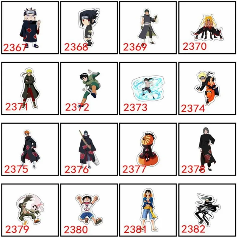 1 шт. микс японских мультяшных персонажей ниндзя Пиратская брошь значки на рюкзак