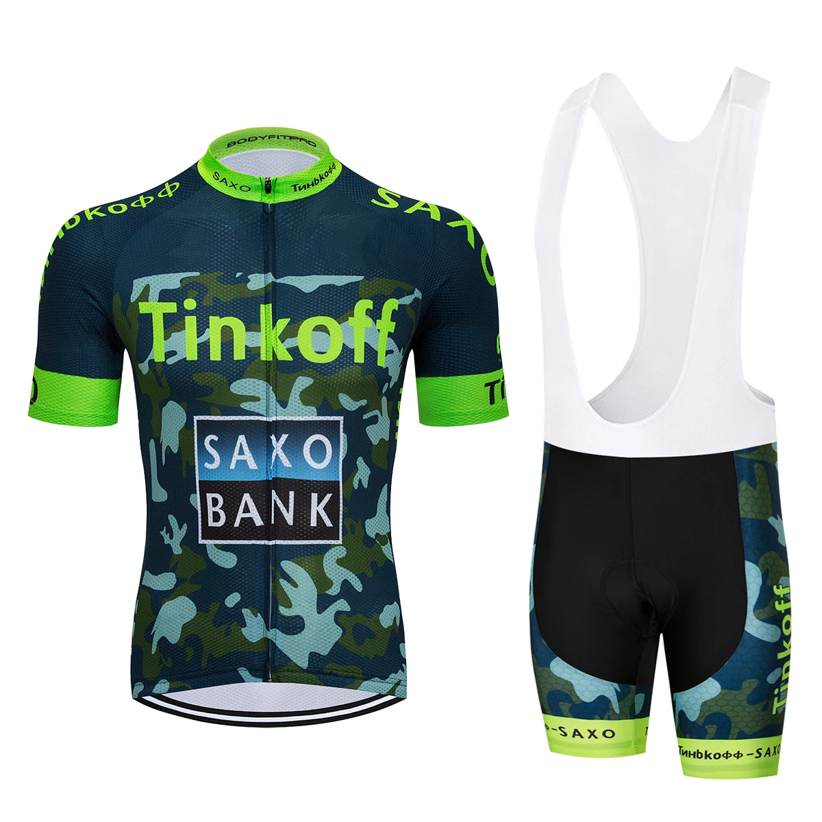 Лето Tinkoff Saxo Bank короткий рукав Велоспорт Джерси Набор Ropa Ciclismo Hombre MTB велосипедная одежда дышащий 9D нагрудник шорты