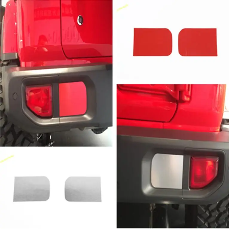 Задние фонари Lapetus фары накладка на бампер 2 шт. подходят для Jeep Wrangler JL 2018 2019 2020