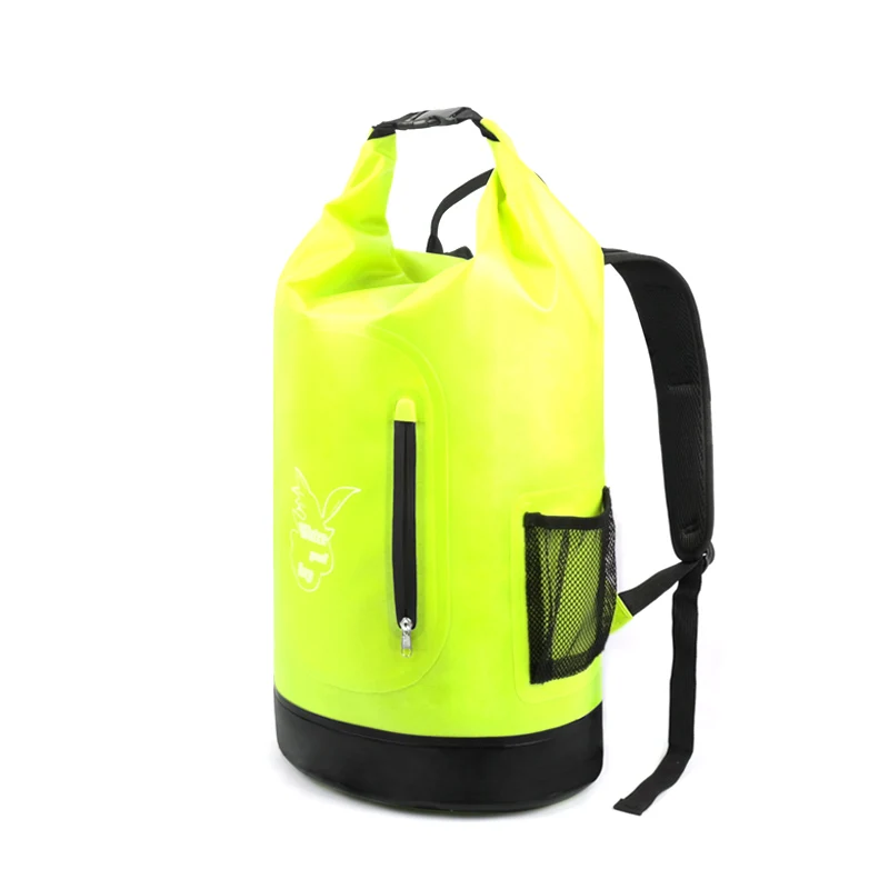 Green Новые 20L-35L водонепроницаемые сумки двойной сухой мешок рюкзак для наружной речной треккинговой сумки для пеших прогулок Дрифтинг плавательные дорожные наборы ПВХ сумки - Цвет: Green