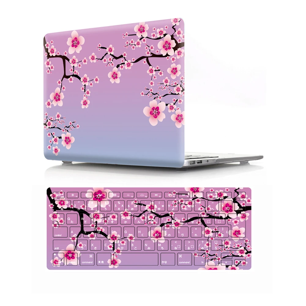 Твердый пластиковый чехол Cherry Blossom для Macbook Air 11 13 Pro 15 Retina 12 &quotдля ноутбука Touch bar +