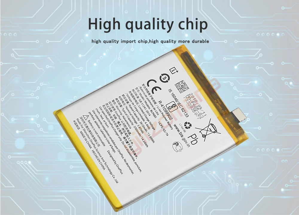 Один плюс аккумулятор для телефона BLP685 3610/3700 мАч для OnePlus 6T A6010 Высокое качество Замена литий-ионных батарей Бесплатные инструменты