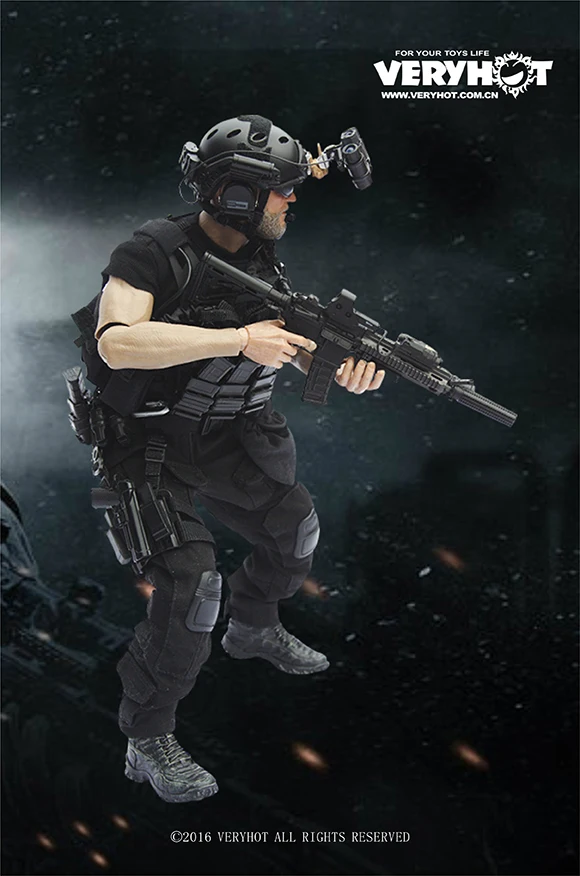 1/6 весы мужской фигуры одежда аксессуар с дизайном морских котиков CQB ночные