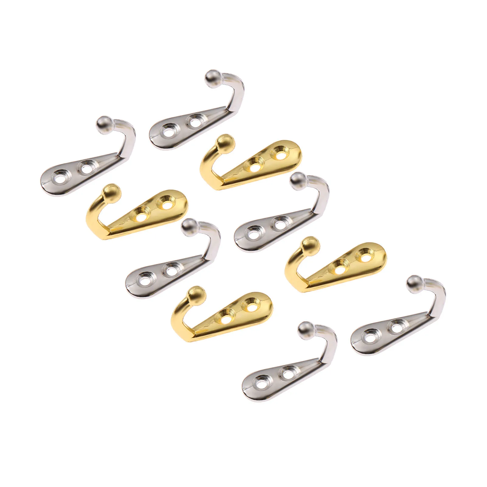 Античные Мини-вешалки из цинкового сплава 10 шт. настенная вешалка для шляп пальто