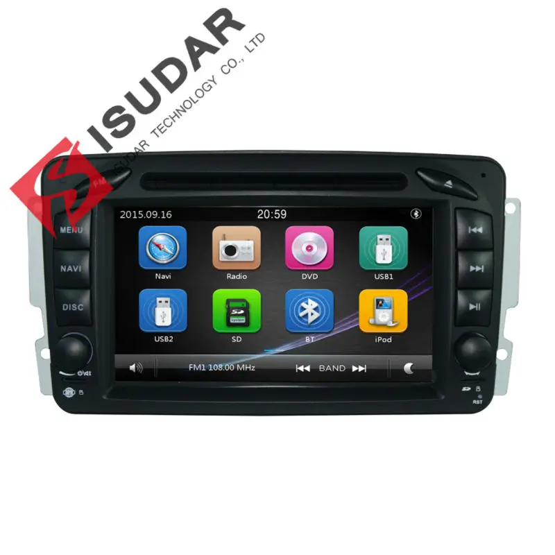 Isudar Автомагнитола 2 Din с Сенсорным 7 Дюймовым Экраном Для Автомобилей